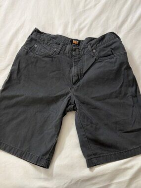 Timberland Pro Men 32 Work‎ Warrior RIpstop Grey Cargo Shorts Original Fit Men's